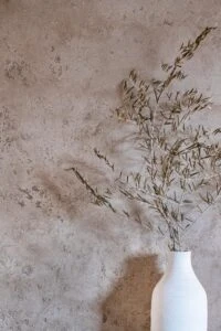 Decoratieve wand van mortel